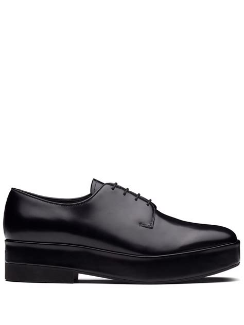 prada red derby shoes|prada leather lace up shoes.